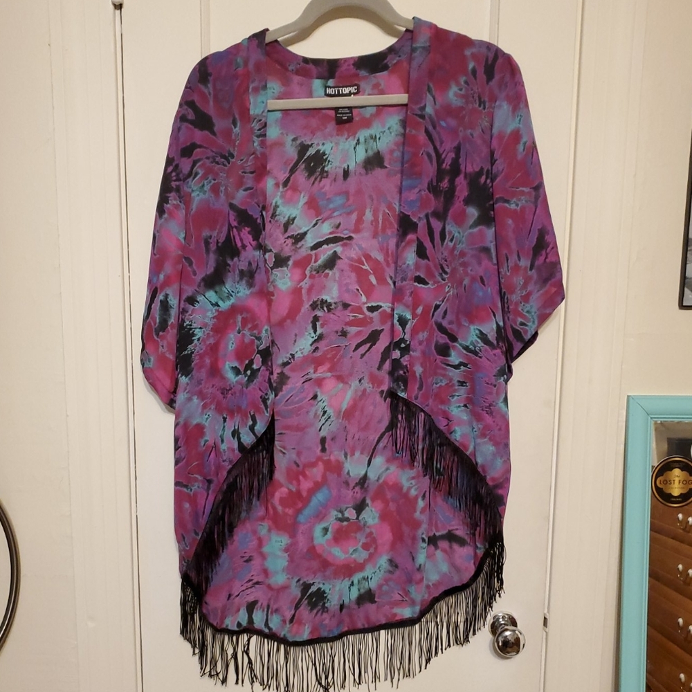 Tie dye kimono